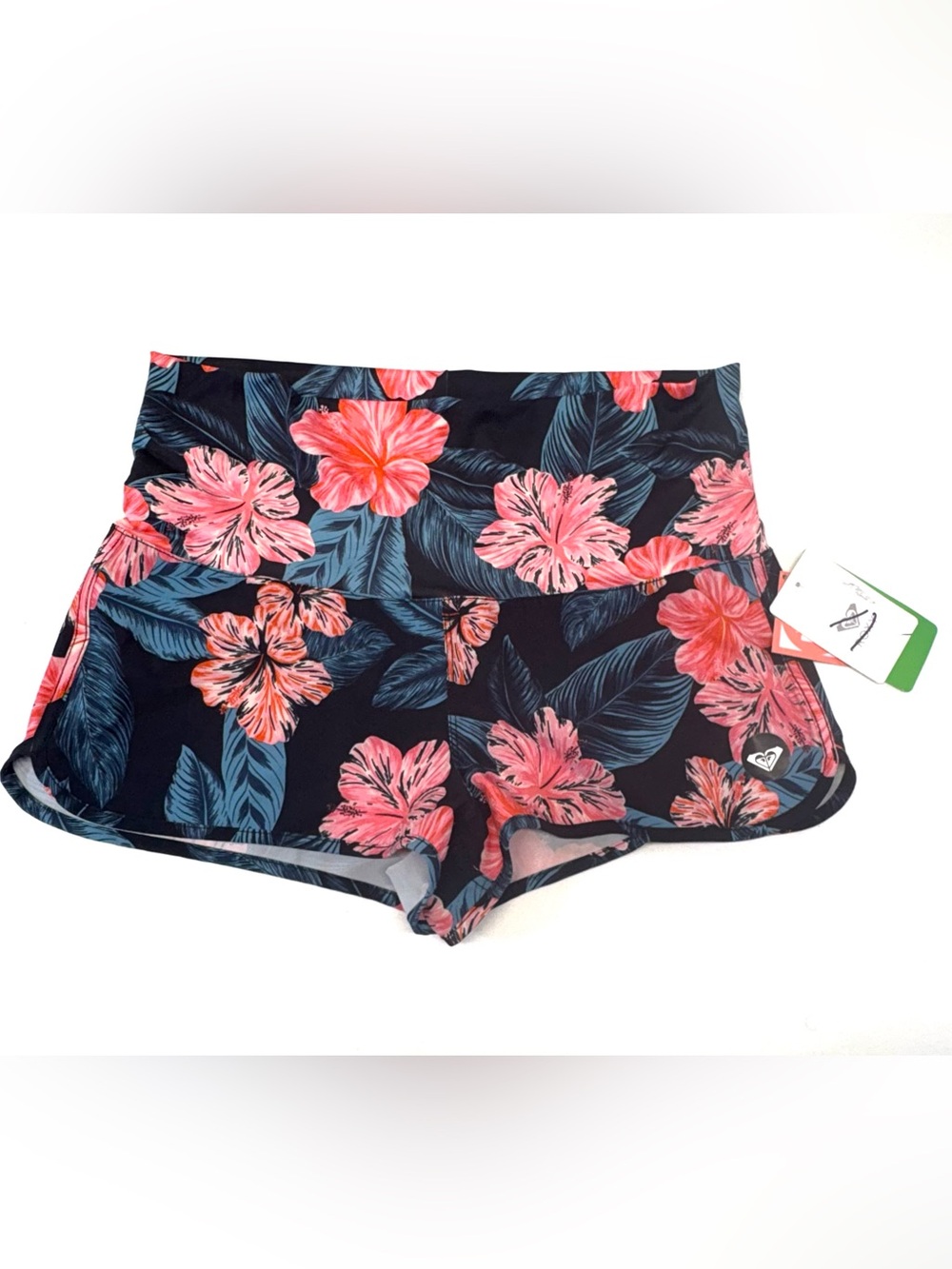 Roxy Endless Summer 2" Printed Board Shorts - Floral Anthracite Small NWT